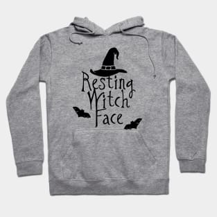 Resting Witch Face - Black Text Hoodie